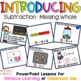 Subtraction PowerPoint - Missing Whole, Subtracting, Minue