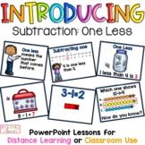 Subtraction PowerPoint - One Less, Subtracting,  Distance 