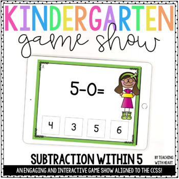 Preview of Subtraction PowerPoints {Within 5} | Distance Learning