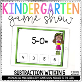 Subtraction PowerPoints {Within 5} | Distance Learning