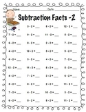 Subtraction Facts Practice: -0 through -10