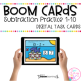Subtraction Practice 1-10 | Boom Cards™