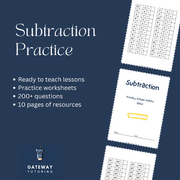 Preview of Subtraction Practice