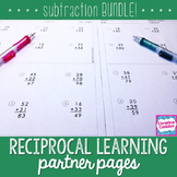 Subtraction Practice Partner Pages- BUNDLE