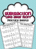 Subtraction Practice Sheets {Take Away From}