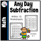 Subtraction Printable (within 10)
