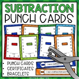 Punch Cards for Subtraction Fact Fluency