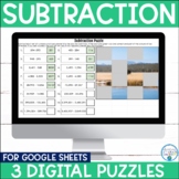 Subtraction | Review Puzzle for Google Sheets