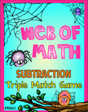Subtraction Web of Math Game