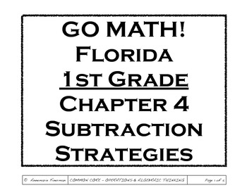 Preview of Subtraction Strategies 1st Grade