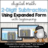 Two Digit Subtraction With Regrouping Expanded Form Strate