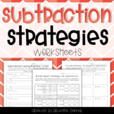 Subtraction Strategies Worksheets