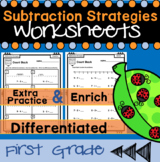 Subtraction Strategies Worksheets First Grade