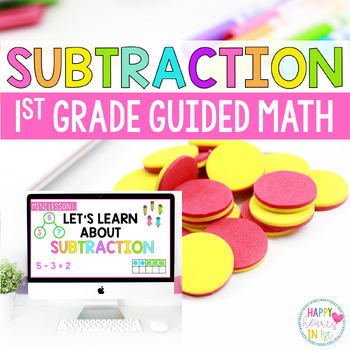 Preview of Subtraction Strategies within 20 1st Grade Guided Math Unit Activities Lessons