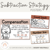 Subtraction Strategy Posters | DESERT NEUTRAL | Boho Vibes