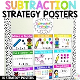 Subtraction Strategy Posters First Grade Math Subtraction 