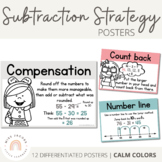 Subtraction Strategy Posters | MODERN RAINBOW Color Palett