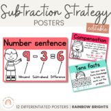 Subtraction Strategy Posters | RAINBOW BRIGHTS