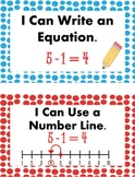 Subtraction Strategy Posters Set