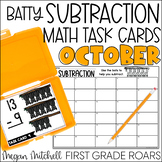 Subtraction Task Card Activity Math Centers, Scoot, Fast F