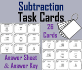 Subtraction Task Cards Activity