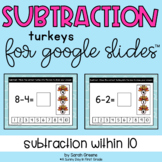 Subtraction Turkeys for Google Slides™