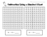 2-Digit Subtraction Using a Hundreds Chart