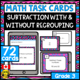 Subtraction With and Without Regrouping Task Cards | Paper