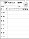 Subtraction Within 10 Worksheets