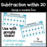 Subtraction Within 20 Using a Number Line