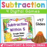 Subtraction Within 5 Digital | Google Slides | PowerPoint