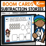Subtraction Word Problems BOOM Cards | Digital Task Cards 