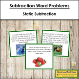 Subtraction Word Problems Set 1 (color-coded) - Static Sub