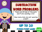 Subtraction Word Problems Up to20 PowerPoint Game