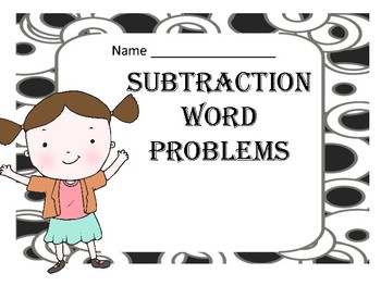 Preview of Subtraction Word Problems for Grade One