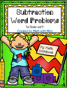Preview of Subtraction Word Problems with Numbers up to 10
