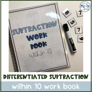 Preview of Differentiated Subtraction Work Books & Activities with Google Slides™