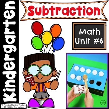 Preview of Subtraction Worksheets and Centers