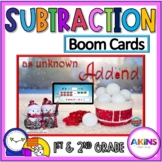 Subtraction as Unknown Addend Boom Cards