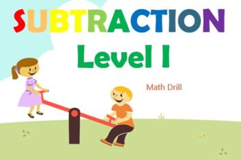 Preview of Exam Creation - Subtraction Level 1