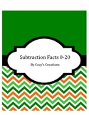 Subtraction facts to 20