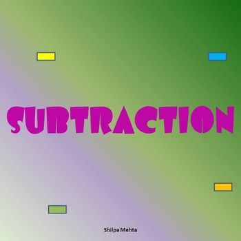 Preview of Subtraction for Beginners