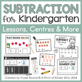 Subtraction for Kindergarten: Centres, Printables & More