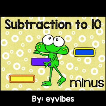 Preview of Subtraction for Kindergarten Power Point | Distance Learning