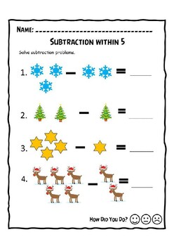 Preview of Subtraction for Visual Learners