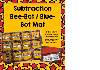 Preview of Subtraction from 20 addition to 20 bee bot mat