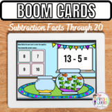 Subtraction through 20 Boom Cards