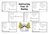 Subtraction to 10 Bowling