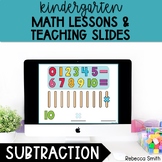 Subtraction to 10 Kindergarten Math - Digital Teaching Sli