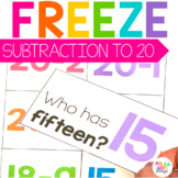 Subtraction to 20 Activities | Subtraction Game | FREEZE M